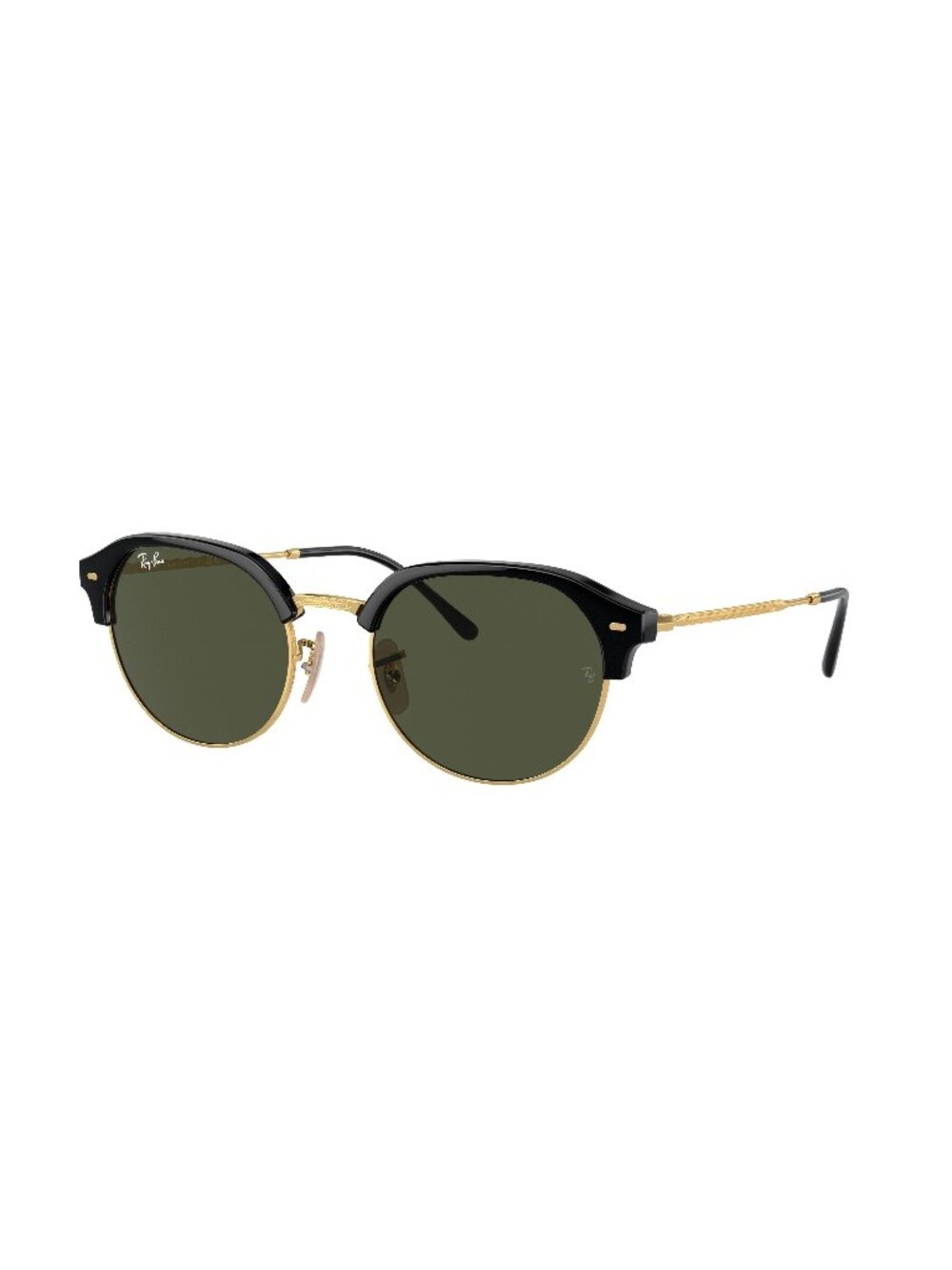 New Ray-Ban Unisex Sunglasses Black Aviator Green Lens Injected Frame Ray Ban 31